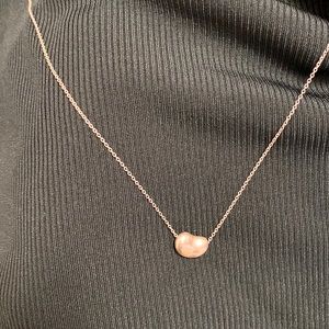 Tiffany bean necklace.  May just need some mild polishing but worn rarely.